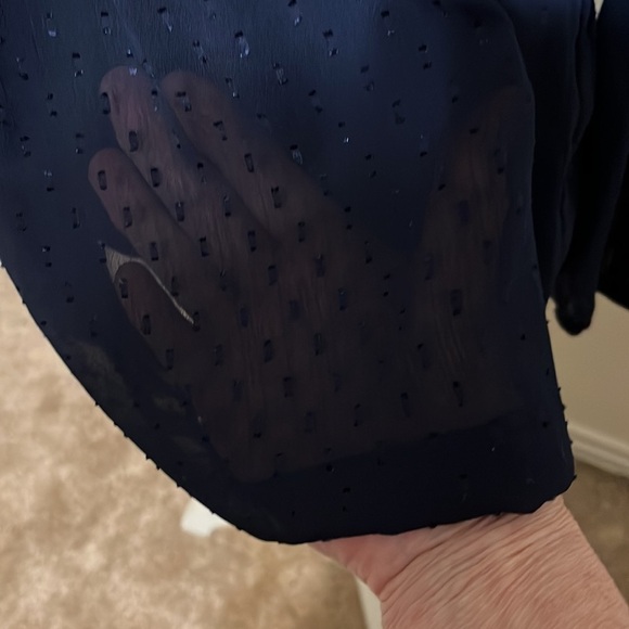 Mason & Belle navy empire waist top. small - Picture 8 of 10